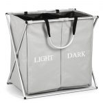 Laundry Bag, Collapsible 2 Section, Light and Dark Image